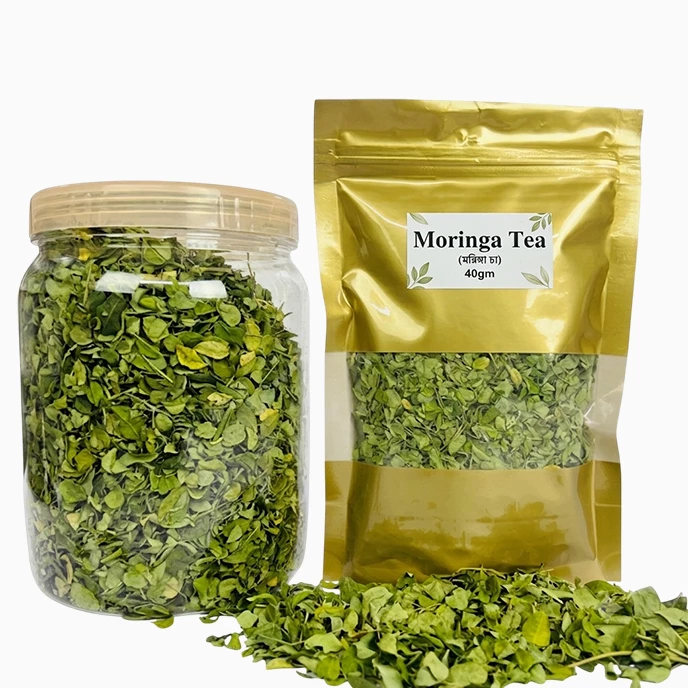 Organic Moringa Leaves (সজনে পাতা) naturally dried