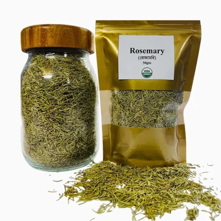 Organic Rosemary Tea made from dried rosemary leaves